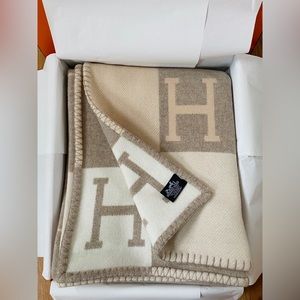 Hermes Avalon III Blanket - Coco / Camomille